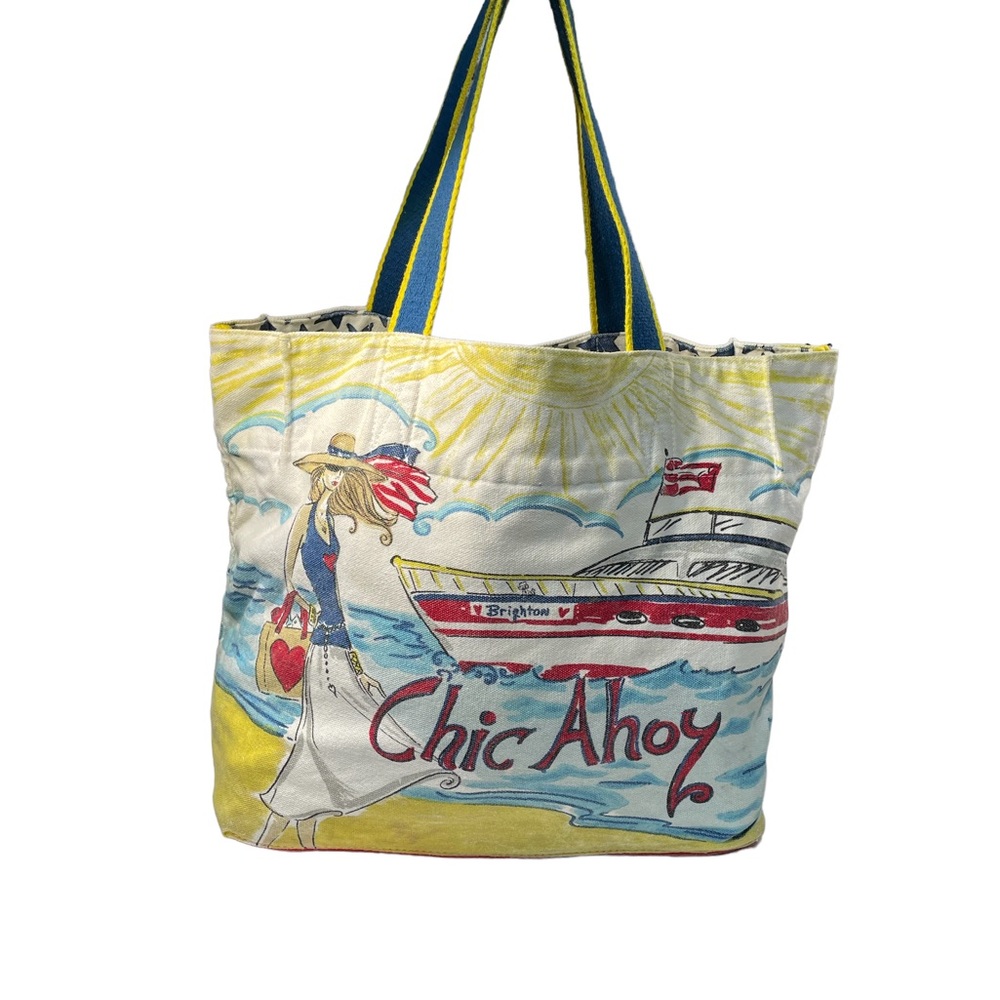 Brighton Canvas Beach Bag Tote